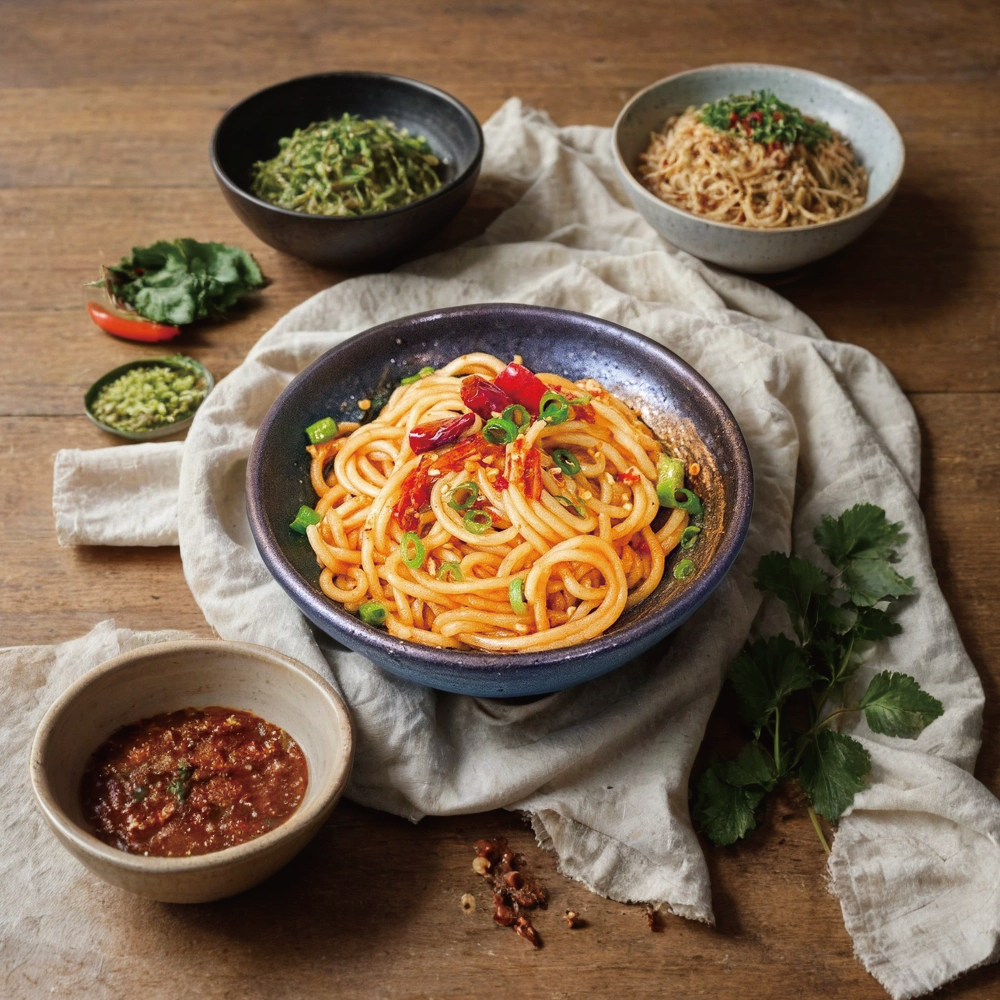 田橋米線-特調香辣拌米線(3入)【低鈉、無麩質、無添加的純淨米線】