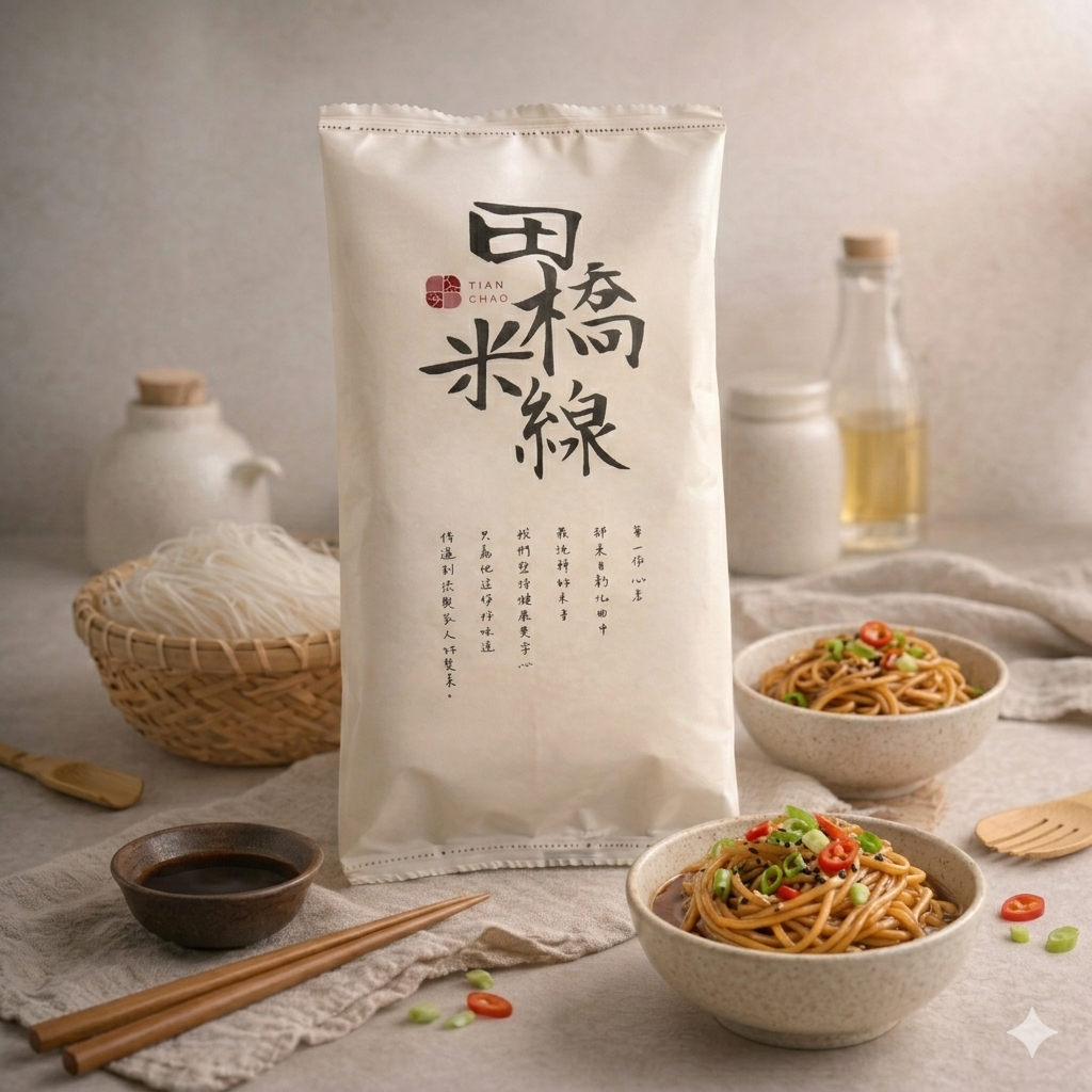 田橋米線-經典麻醬拌米線【低鈉、無麩質、無添加的純淨米線】